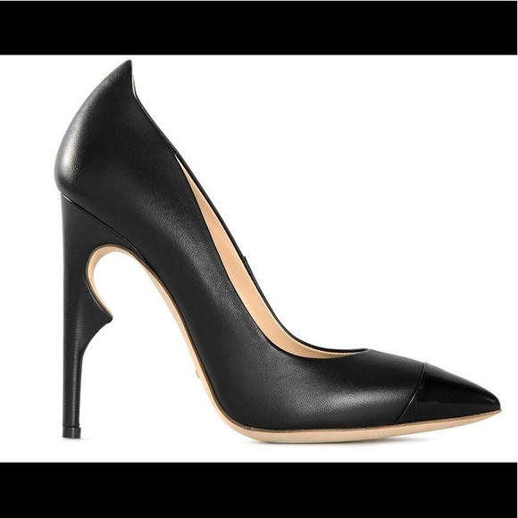 Jerome C. Rousseau Black Leather Heels - Picture 2 of 7